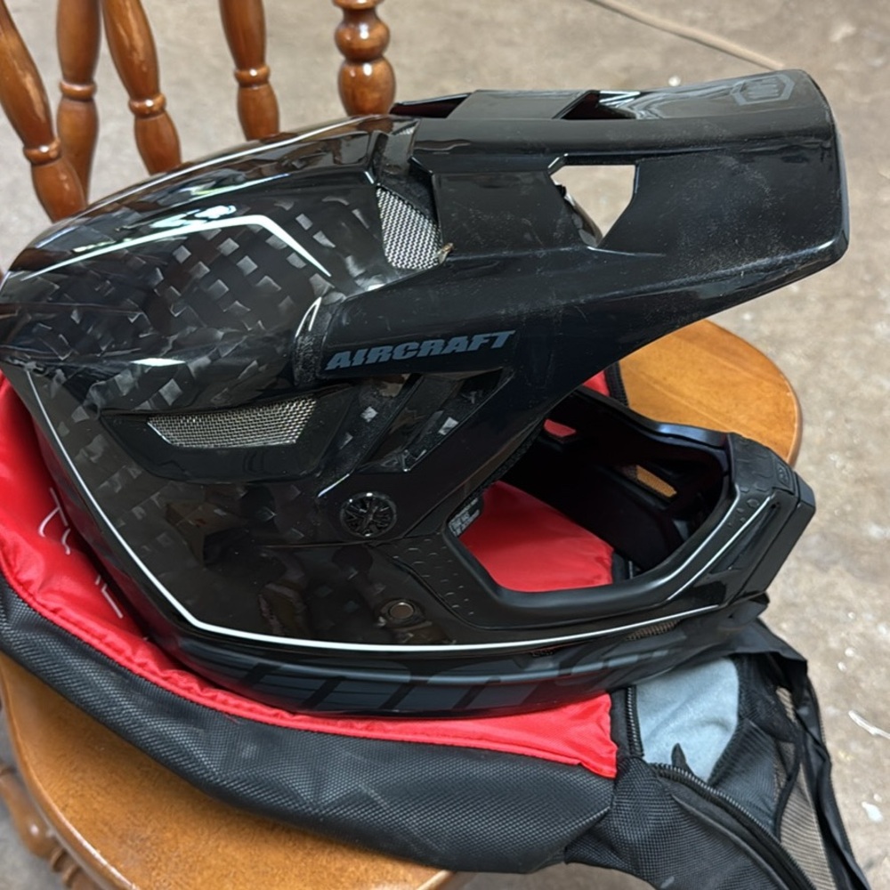100% Aircraft 2 Full Face Helmet - Black - 2021 size S